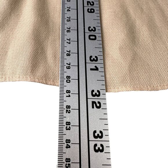 YVES SAINT LAURENT Dress Shirt Men’s Large 34-35 Tan Long Sleeve YSL - Picture 10 of 10